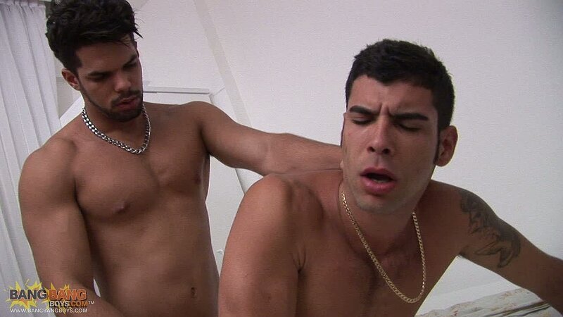 Lucas Fox and Guilherme take part in a passionate flip flop fuck