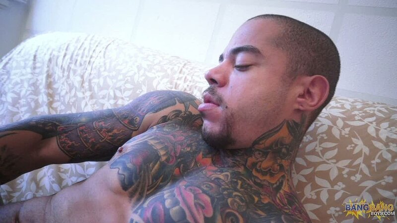 Bad boy Diego Castro brings out his favorite toys for a hot solo show