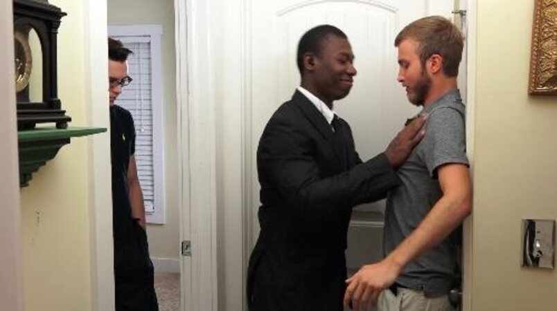 Brandon Haze Colton Casey and Damien Brooks meet up for a dorm fuck