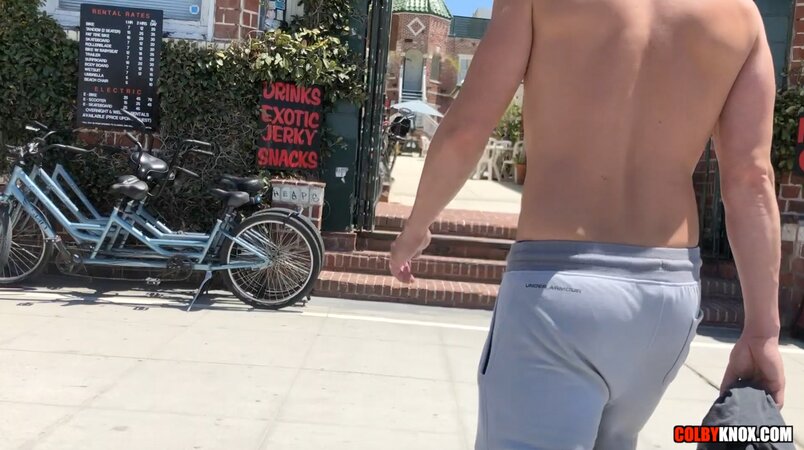 Colby Chambers and Mickey Knox fuck against the window in LA