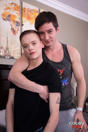 Colby Chambers ravishes angelic twink Blake Dyson in a raw session