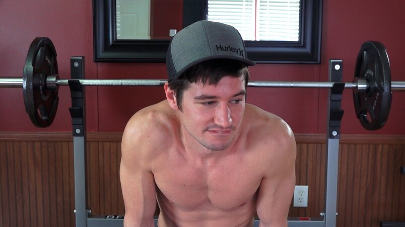 Colby Chambers hooks up with tattooed hottie Pierre Fitch for a gym fuck