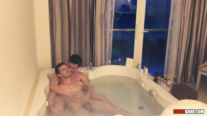Colby Chambers and Mickey Knox celebrate two years with a vacation fuck