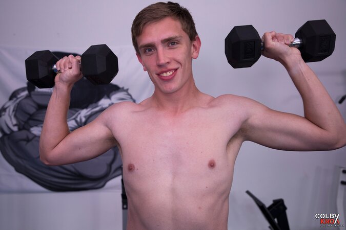 Mason Dean and Jack Valor take a break from working out to fuck in the gym