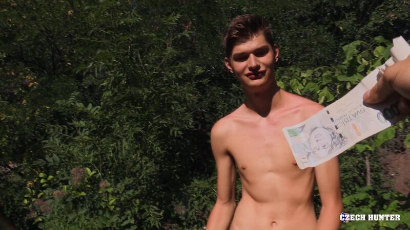 A nineteen year old cyclist gets his sweet teenage ass drilled on grass