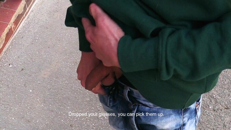 Jura helps a POV host find a park spot for a messy outdoor pounding