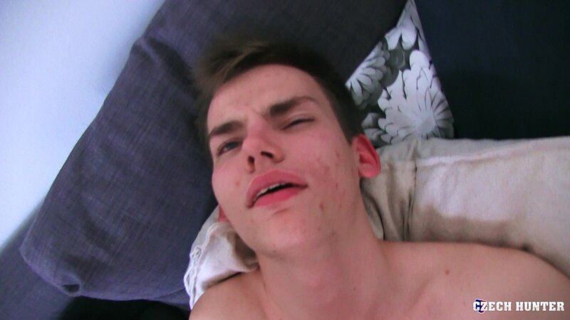 An innocent student of multimedia gets his tight hole pounded on camera