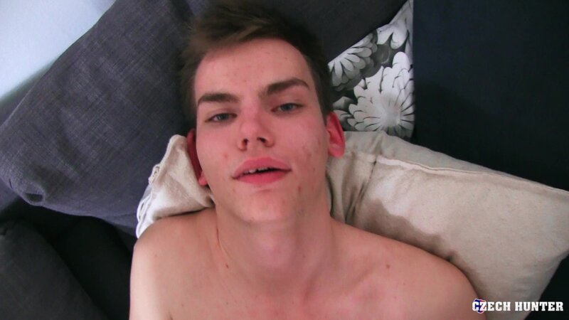 An innocent student of multimedia gets his tight hole pounded on camera