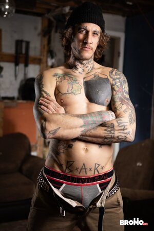 Bo Sinn punishes Edward Terrent after a skateboard wipeout turns kinky