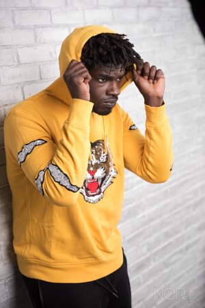 Devin Trez gets wild and reveals his big black cock for a solo session