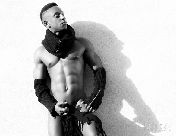 Liam Cyber gets totally naked to show off his smooth muscle body