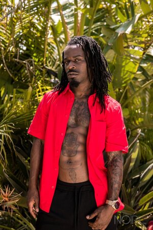 Black stud Fame opens up and shows his impressive package in an interview