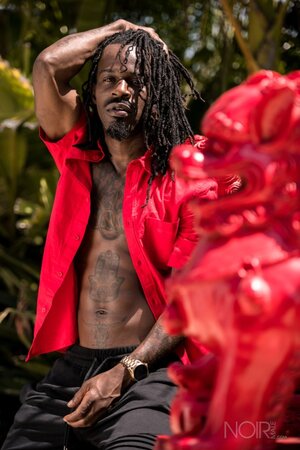 Black stud Fame opens up and shows his impressive package in an interview