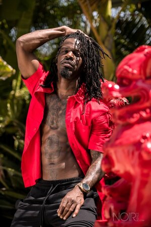 Black stud Fame opens up and shows his impressive package in an interview