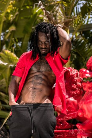 Black stud Fame opens up and shows his impressive package in an interview
