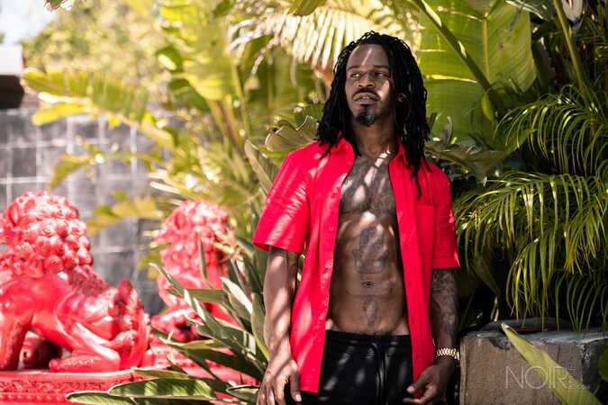 Black stud Fame opens up and shows his impressive package in an interview