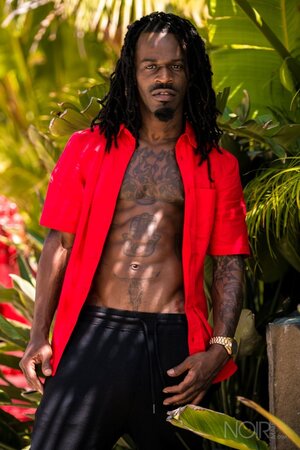 Black stud Fame opens up and shows his impressive package in an interview