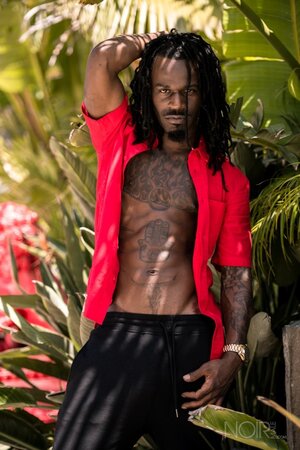 Black stud Fame opens up and shows his impressive package in an interview