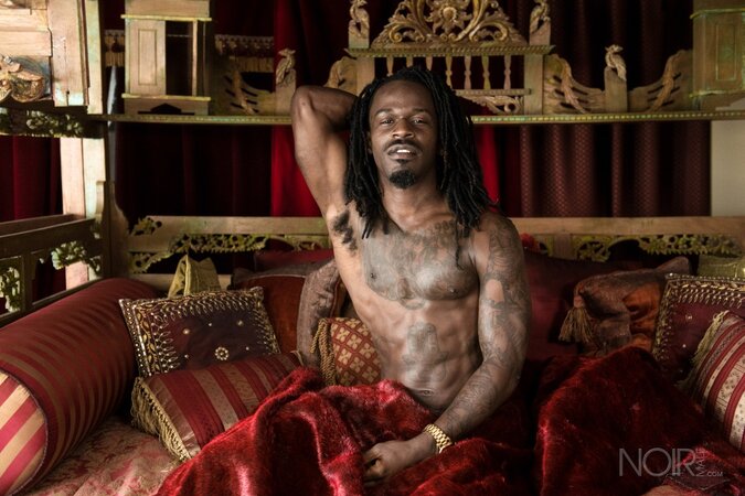 Black stud Fame opens up and shows his impressive package in an interview