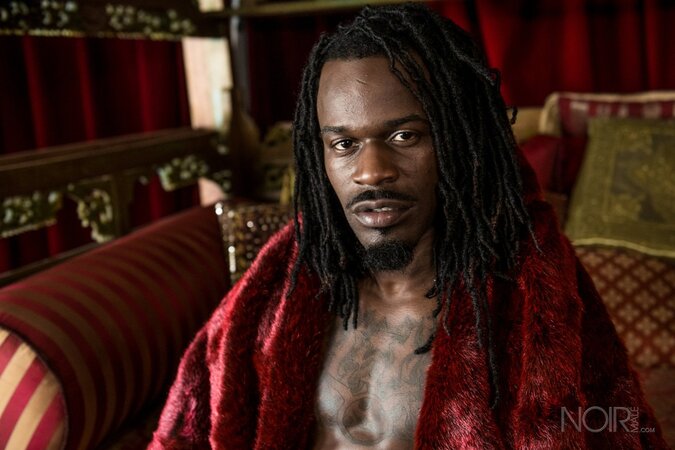 Black stud Fame opens up and shows his impressive package in an interview