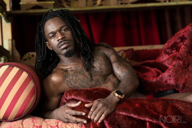 Black stud Fame opens up and shows his impressive package in an interview