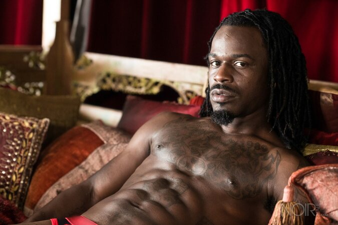 Black stud Fame opens up and shows his impressive package in an interview