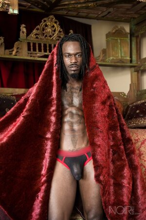 Black stud Fame opens up and shows his impressive package in an interview