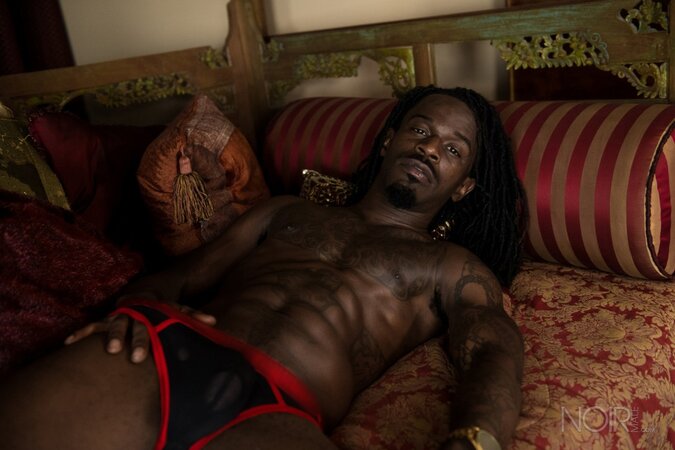 Black stud Fame opens up and shows his impressive package in an interview
