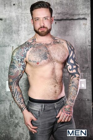 Jordan Levine works Kaden Alexander into a wild sex frenzy on bed