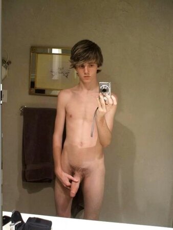 Cool twink with huge prick