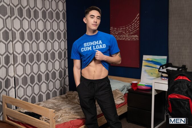 Cody Seiya pranks Jake Preston with shaving cream and gets creampied