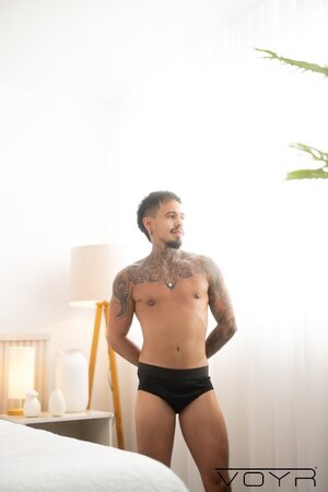 Robis Ramires and Andre Oliveira turn a tattooed Latin meetup into rough sex