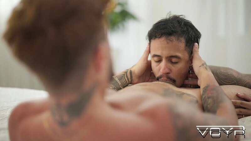 Robis Ramires and Andre Oliveira turn a tattooed Latin meetup into rough sex