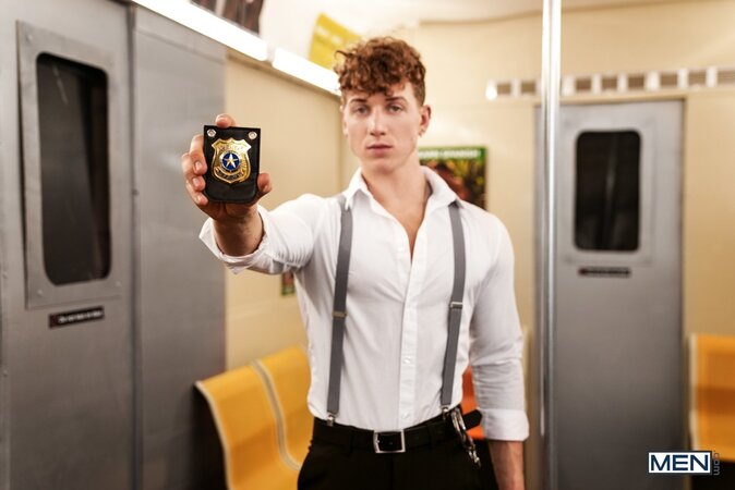 Felix Fox arrests Kyle Connors after a subway mishap and takes him to interrogation