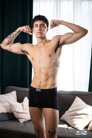Cole Black takes Angel Elias for a wild doggystyle ride in his first scene