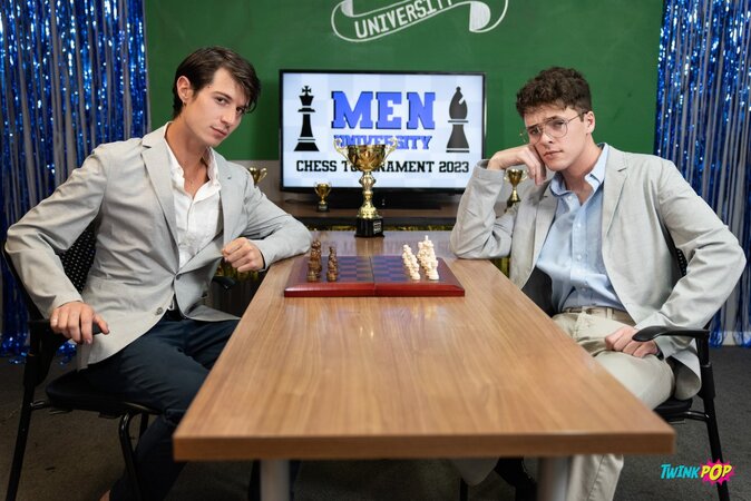 Luke Connors catches Troye Dean cheating at chess and fucks him raw