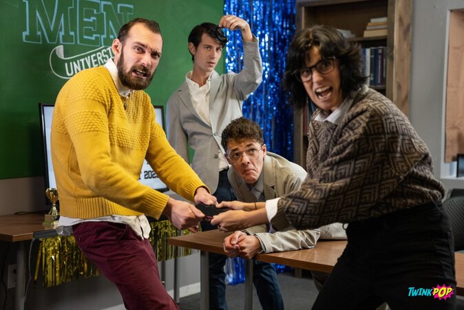 Luke Connors catches Troye Dean cheating at chess and fucks him raw