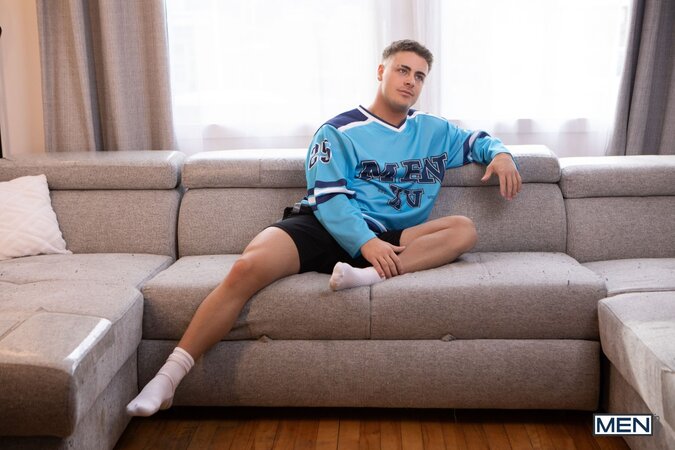 Vincent O'Reilly and Cole Black sneak away from game night for kitchen sex