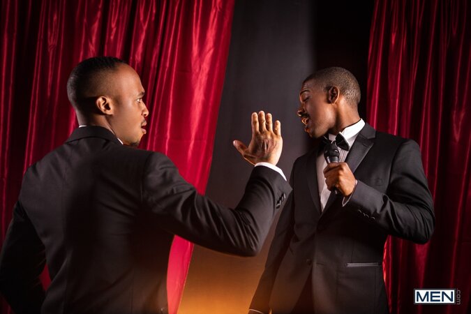 Trent King confronts Adrian Hart backstage and settles the awards feud in private