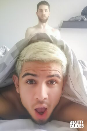 Thyle Knoxx slides his big cock into stepbrother Alex Montenegro in bed