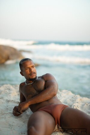 Caio Rodrigues Julian Oxilia and Gabriel Antonio hook up down by the beach rocks