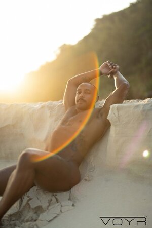 Caio Rodrigues Julian Oxilia and Gabriel Antonio hook up down by the beach rocks