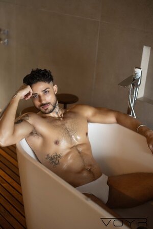 Markin Wolf and Gabriel Antonio turn a slow strip into rough interracial sex