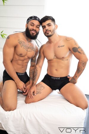 Rhyheim Shabazz Oliver and Emilio get together for a double filled session