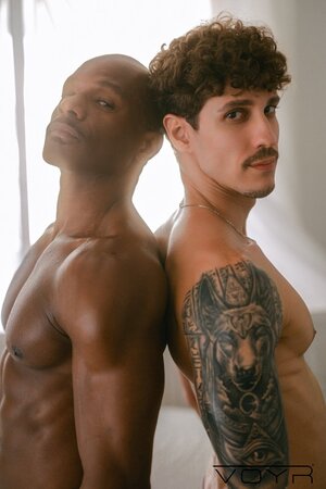 Gabriel Coimbra gives well endowed Rhyheim Shabazz a passionate deep fuck