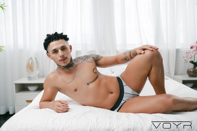Rhyheim Shabazz gives Gonzales a hard interracial pounding after a slow strip