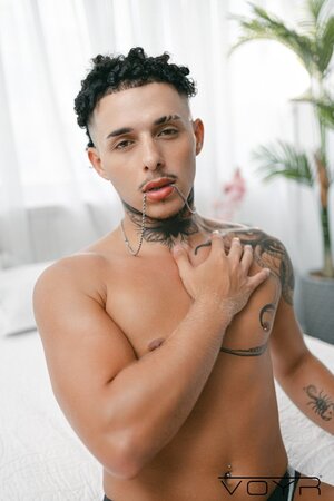 Rhyheim Shabazz gives Gonzales a hard interracial pounding after a slow strip