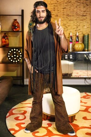 Diego Sans and Kurtis Wolfe take a retro seventies trip for a hairy living room fuck