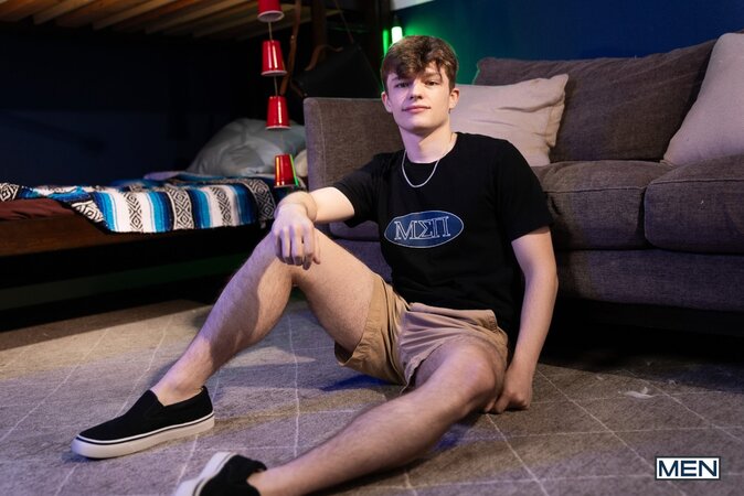 Johnny Donovan, Finn August and Jake Preston turn a dorm party into a 3some