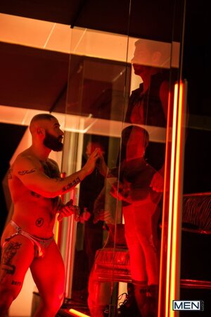 Francois Sagat directs Deangelo Jackson Ty Mitchell and Mickey Taylor in digital group sex